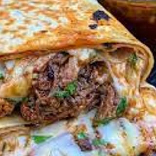 Grilled Cheese Birria Burrito